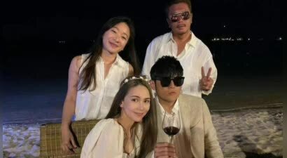 周杰伦带老婆在墨尔本，没胡子满脸褶，眼袋硕大跟半月前判若两人