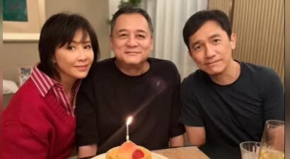 刘嘉玲、梁朝伟夫妇为张叔平庆生