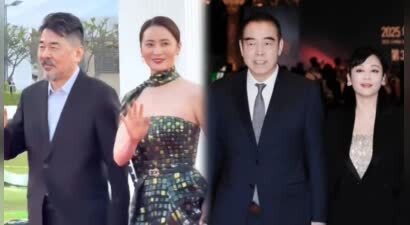 同是大美人嫁老男人，50岁蒋勤勤与56岁陈红同亮相金鸡，如今的面相却天差地别