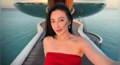 好身材藏不住！张雨绮晒海边照秀曼妙曲线