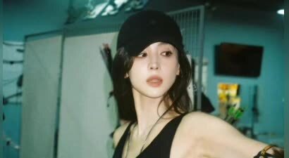 古力娜扎现身射击馆！挂脖吊带上衣，路人：身材比例太好