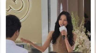 林志玲空降深圳，本人皮肤紧致，状态好到爆，美的像30岁