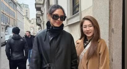 谷爱凌米兰街头被偶遇 贵气与气质齐飞 拎爱马仕似超模出街 美到发光