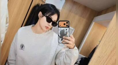 宋茜短发造型配简约穿搭 随性慵懒氛围感拉满