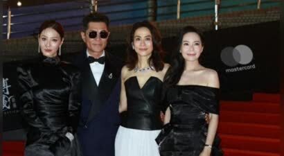 古天乐扶郭羡妮惹骂战，经纪人还原真相：穿紧身裙险些摔倒