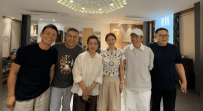 张艺谋张嘉益聚会同框 陈婷状态惊艳
