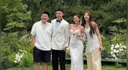 李晨同父异母妹妹大婚，大黑牛亲自到场祝福，合影曝光兄妹情深