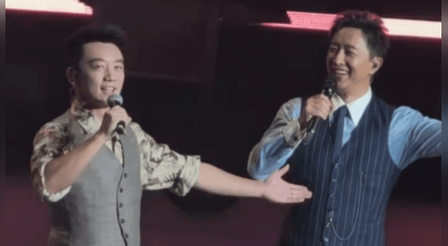 郑恺坚持给韩庚站台 即使发烧也没有任何的犹豫