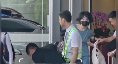 王菲过完57岁生日带李嫣低调回京