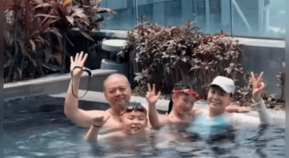 林子聪带儿女赴马来西亚开启南洋亲子暑假之旅