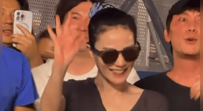 王菲台下力夸窦靖童举手喊话老母亲在这儿呢