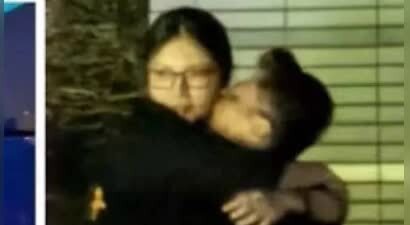 尹子维徐冬冬夜游太平山顶 夜色之下深情拥吻