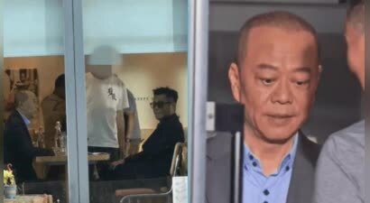 66岁欧阳震华近照曝光，双颊凹陷判若两人，与古天乐隔29年后再同框