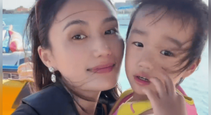 李亚鹏4岁女儿近照曝光，身高已长到120cm
