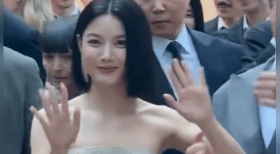韩国女星金裕贞遭品牌老板咸猪手，当众搂腰拉手被指越界