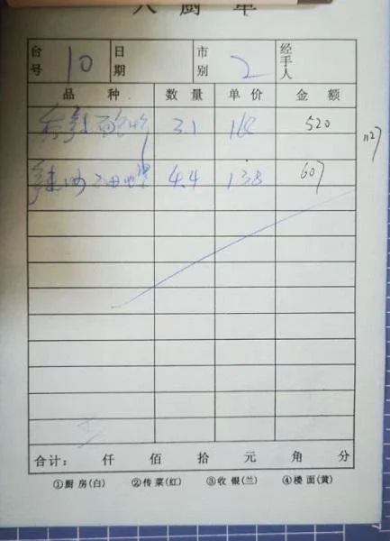 网友“鱼传尺素”晒出在涉事餐馆点了2个菜消费1127元