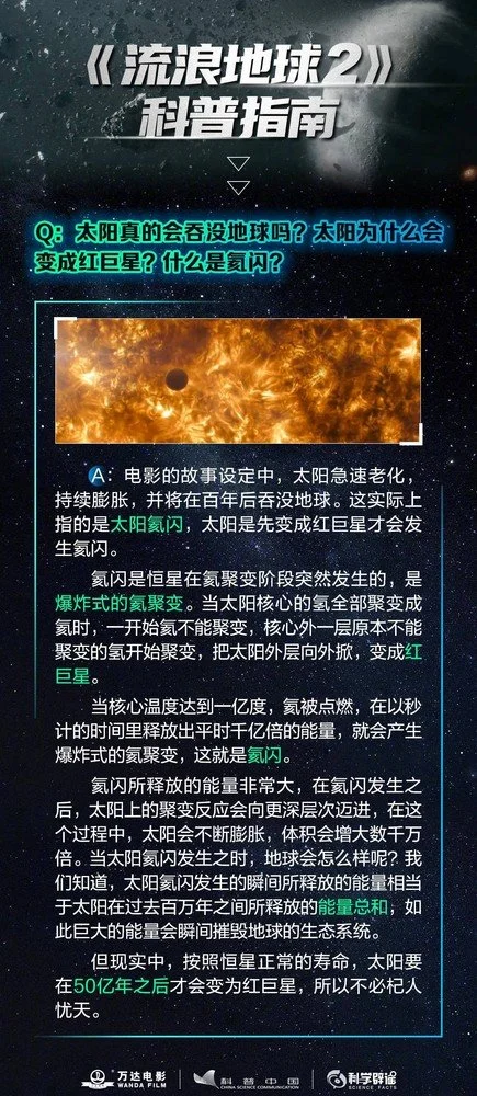 《流浪地球2》看不懂？专业科普来了 刷完电影来看看(《流浪地球2》定档2023年)