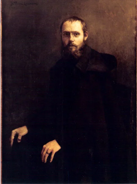 诗人、散文家夏尔·贝吉画像