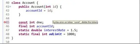 为什么Java中的const关键字没有实现？1
