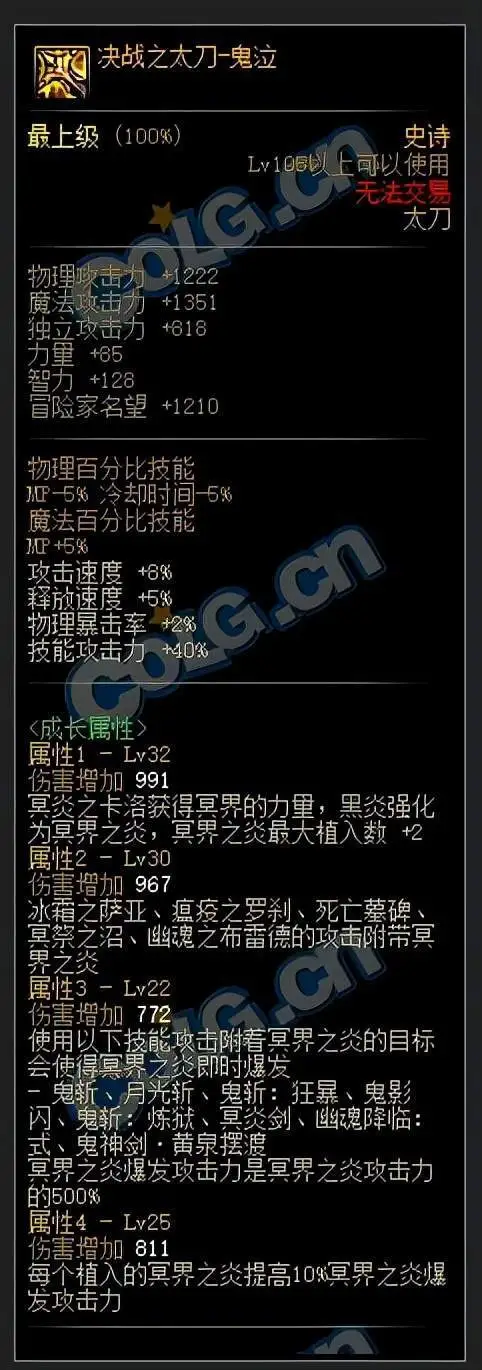 DNF：105装备到底是怎么搭配的，看看这里-游戏攻略礼包下载 安卓苹果手游排行榜 好游戏尽在春天手游网