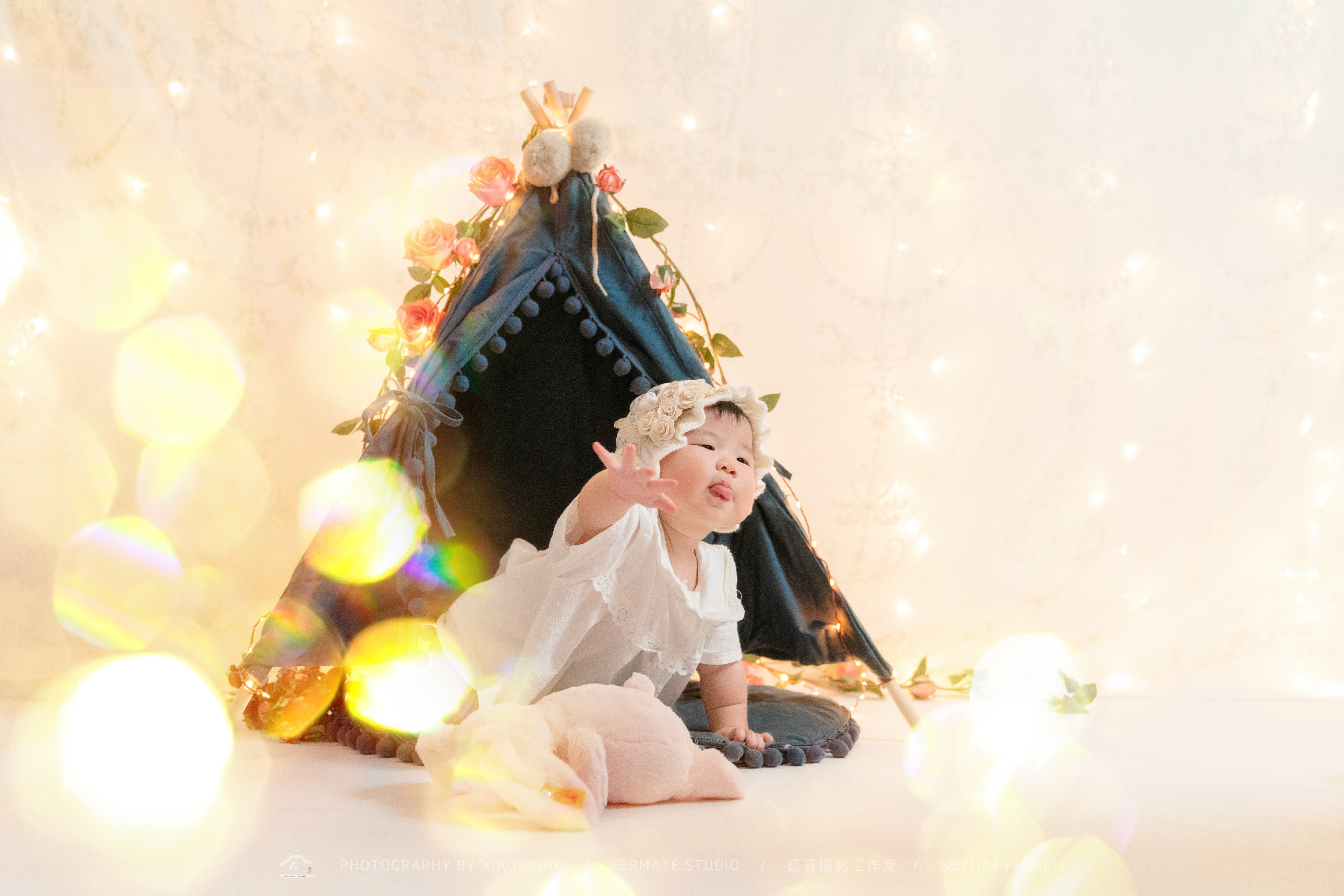 婴儿照哺乳照全家福