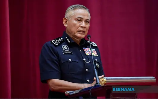 马来西亚国家警察总长阿克里沙尼 资料图 图自马来西亚国家新闻社