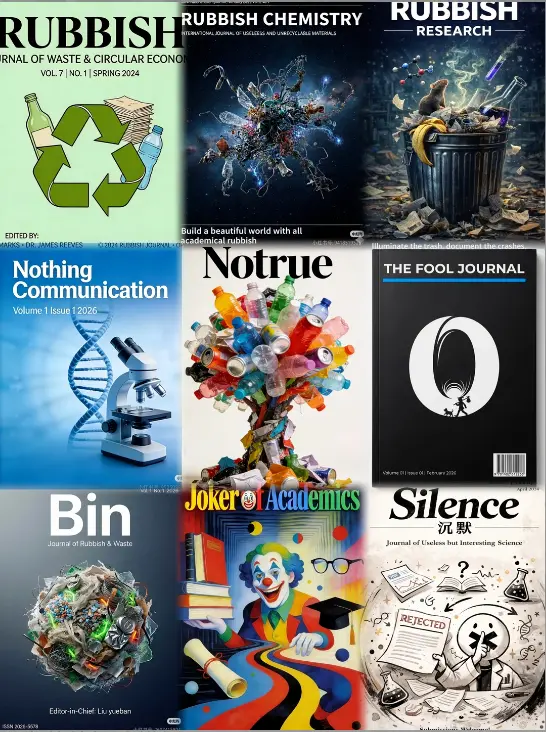 “Rubbish”的子刊也开始如线面一样繁殖，“Rubbish Communications”“Rubbish Engineering”等细分领域的底刊层出不穷