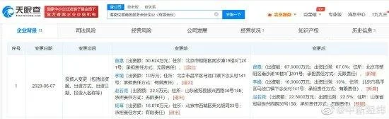 杨幂退出前持股16.88%