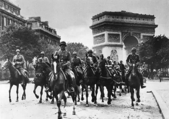▲德军攻占巴黎