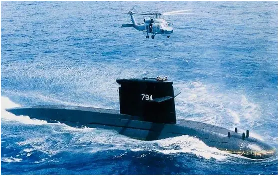台军“海虎”号潜艇 资料图 图源：台媒