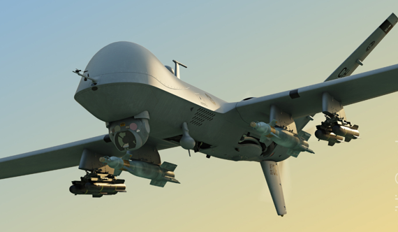 美政府承认：在洛杉矶出动MQ-9“死神”