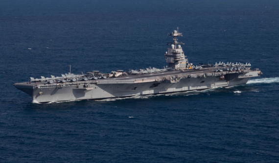 美最大航母“福特”号已进入地中海
