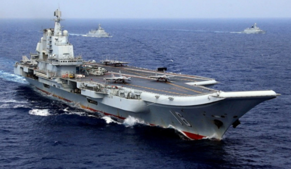 海军辽宁舰航母编队赴西太平洋相关海域开展训练
