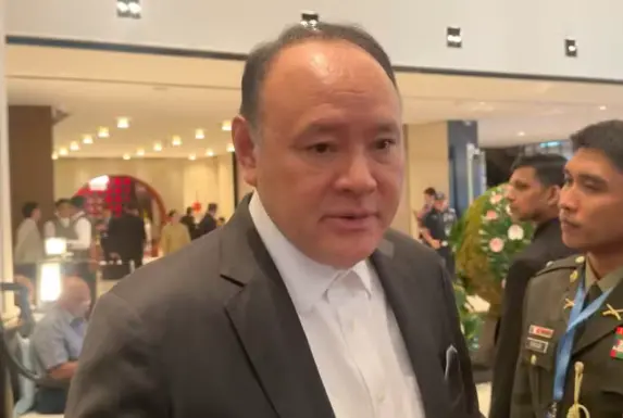 此前,特奥多罗在香格里拉对话会期间接受媒体提问 菲媒报道截图