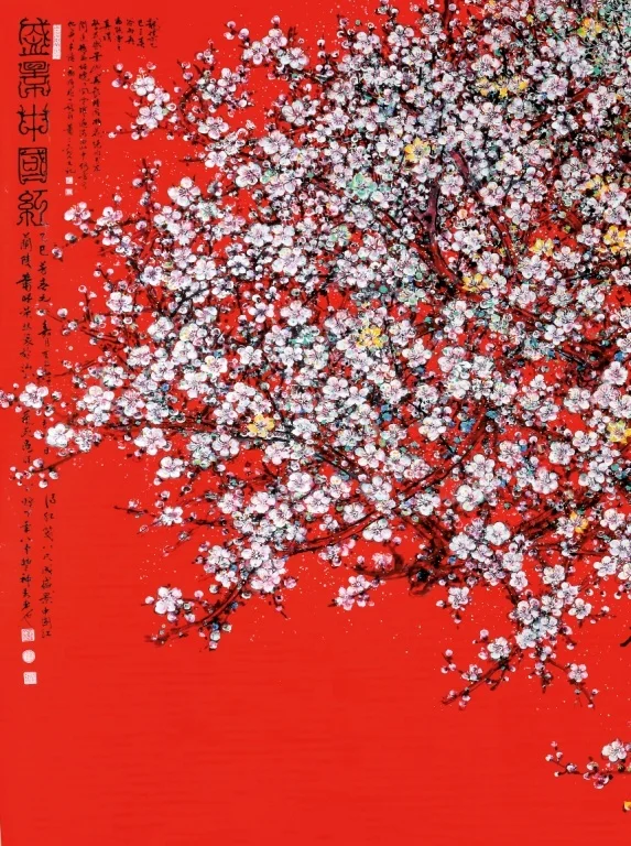 《盛景中国红》局部-1