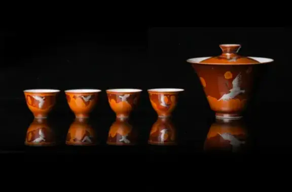 仿雍正高温窑变颜色釉，独创木首釉金银彩，非遗传承人出品_凤凰网