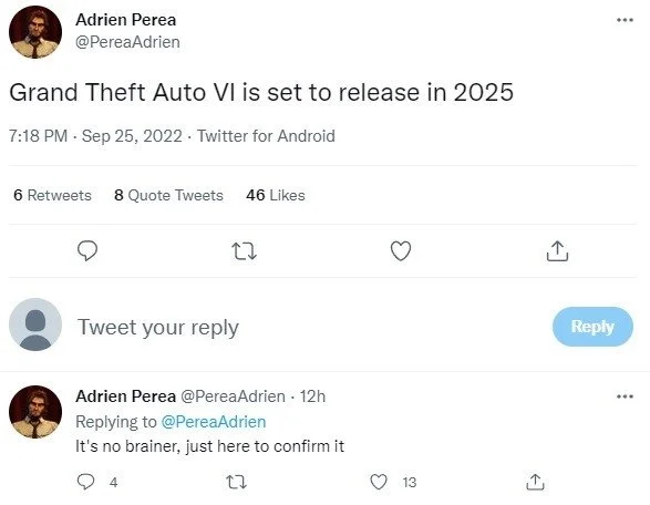网传《GTA6》将于2025年发售：玩家还需耐心等待