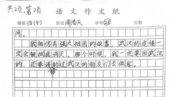 武汉“封城”日记|四年级孩子作文标题——我的家乡生病了-武汉封城写一段话
