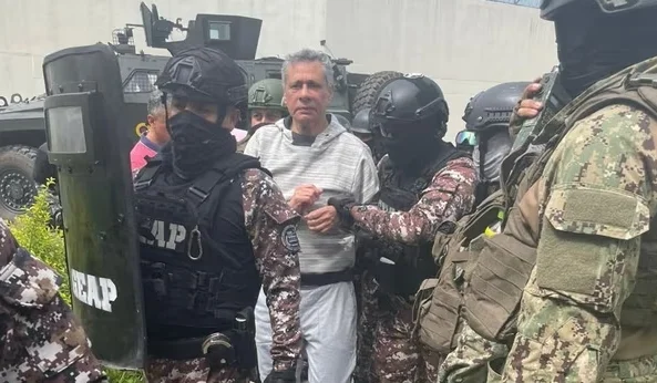 厄瓜多尔前副总统格拉斯被厄警方逮捕/英国《卫报》
