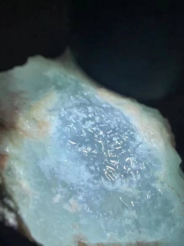 翡翠原石173克莫西沙冰晴牌子料高品质性价比高实物更美