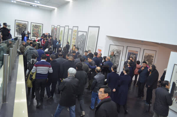 “吉祥五台山——中国国画艺术展”在太原开幕