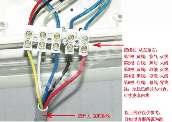 菲斯格乐浴霸接线图