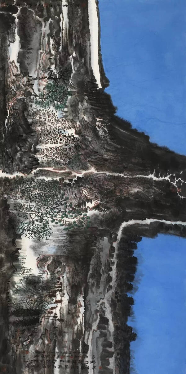 李岗写生作品在翰墨青州2018中国书画年会展出