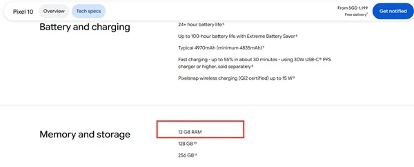 安卓旗舰重回8GB时代!谷歌Pixel 11带头开倒车:12GB内存缩水成8GB