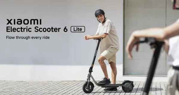 小米电动滑板车6 Lite全球发布 配500W电机与25公里续航