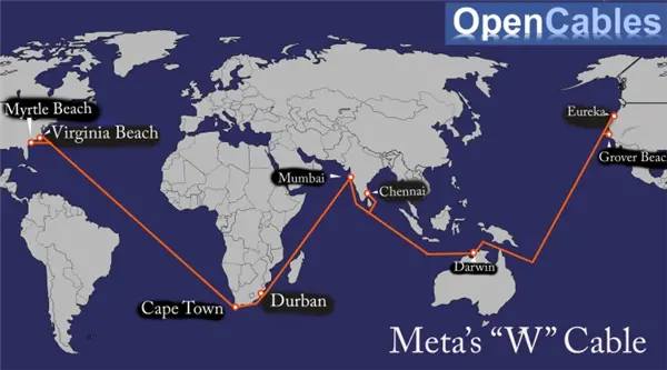 Meta计划建设海底光缆：长度将超4万公里贯穿全球