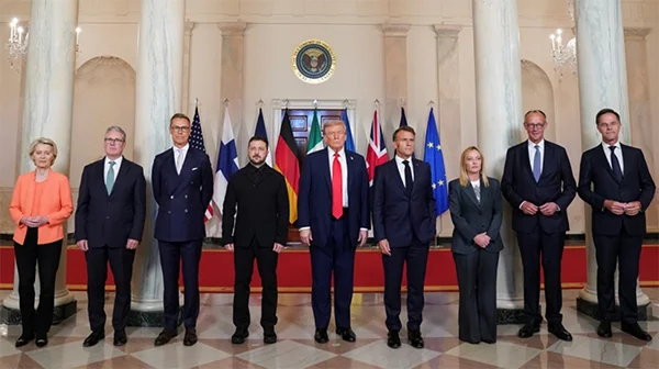 2025��8��18�գ�������ͳ�������ڰ׹��뵽�õ�ŷ���쵼�ˡ��ڿ�����ͳ����˹�����ж�߻�� IC Photo