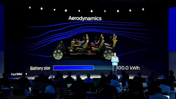 理想看了沉默 福特三排座纯电SUV原型车曝光：定位&ldquo;高铁级&rdquo;座驾