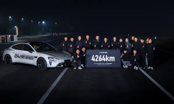 超YU7！新一代小米SU7 Max 24小时耐力挑战达4264km