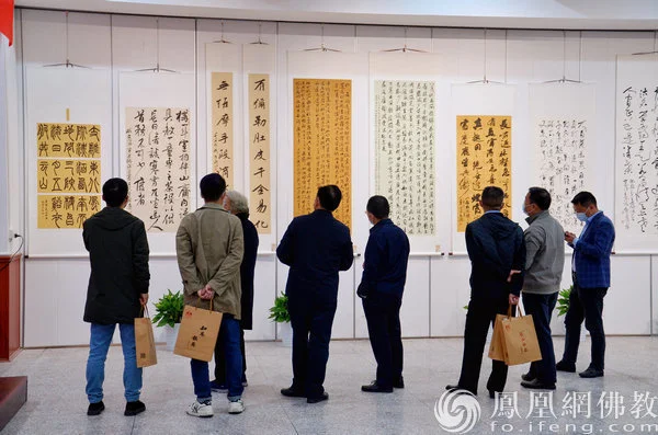 “喜迎二十大 礼赞新时代”翰缘·谷山宝宁寺书画院书画作品展开幕